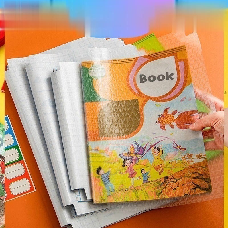 

DECORRY (CPP) [READY] Sampul Buku Plastik PVC Tahan Air Sampul Plastik Lks Film Pelindung Buku Tulis 10 Lembar