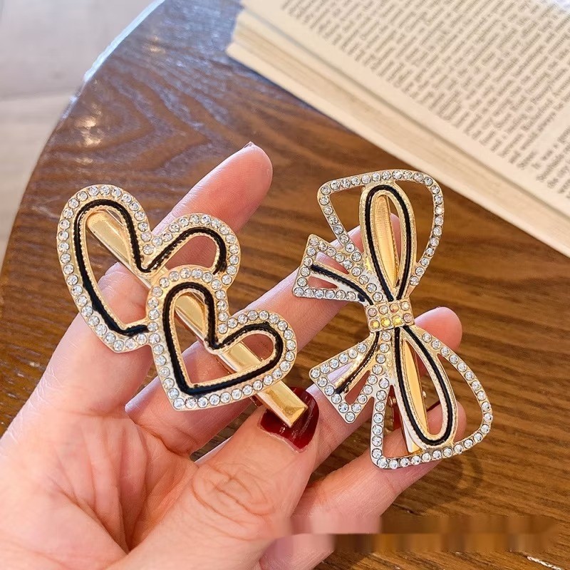 Jepitan Rambut Mutiara Crystal Model Korea Aksesoris Rambut Emart