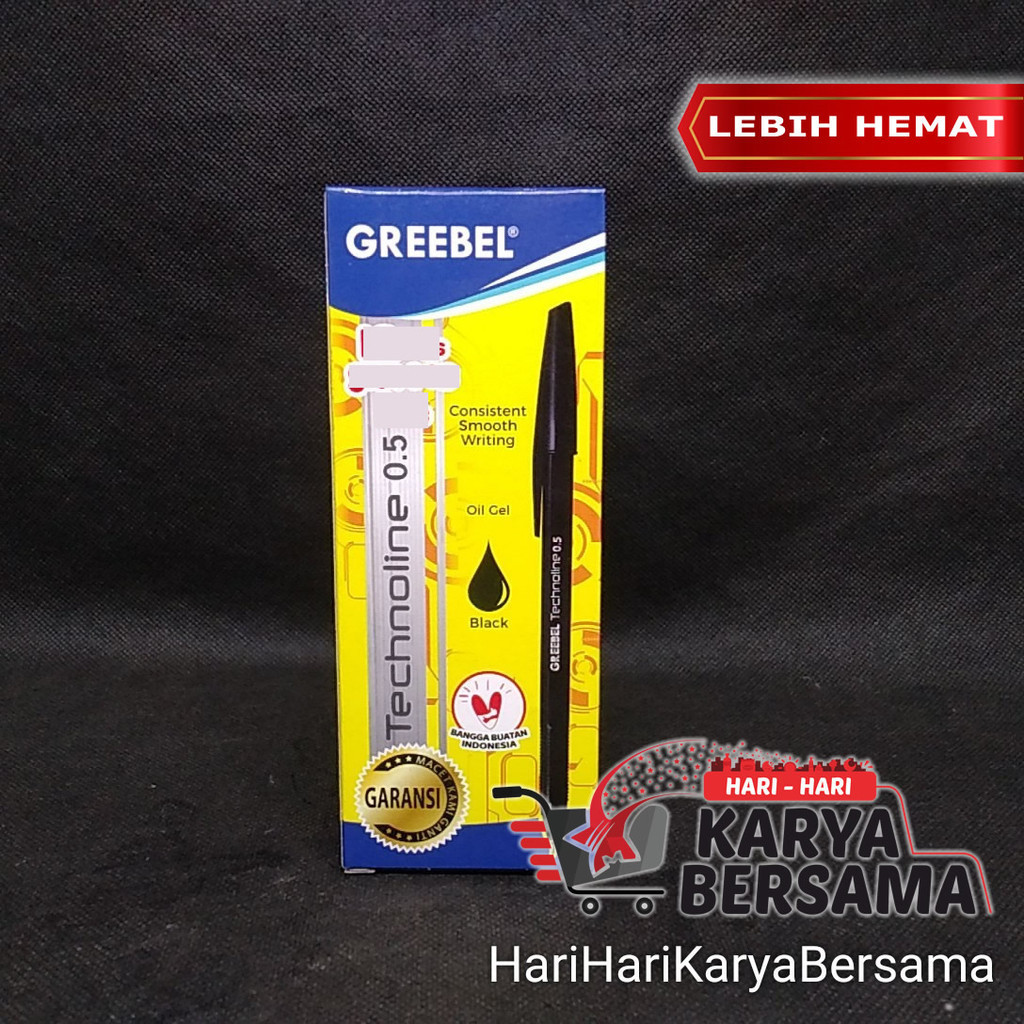 

PULPEN GREEBEL TECHNOLINE/STANDARD 0.5 BLACK BOX ISI 12'S