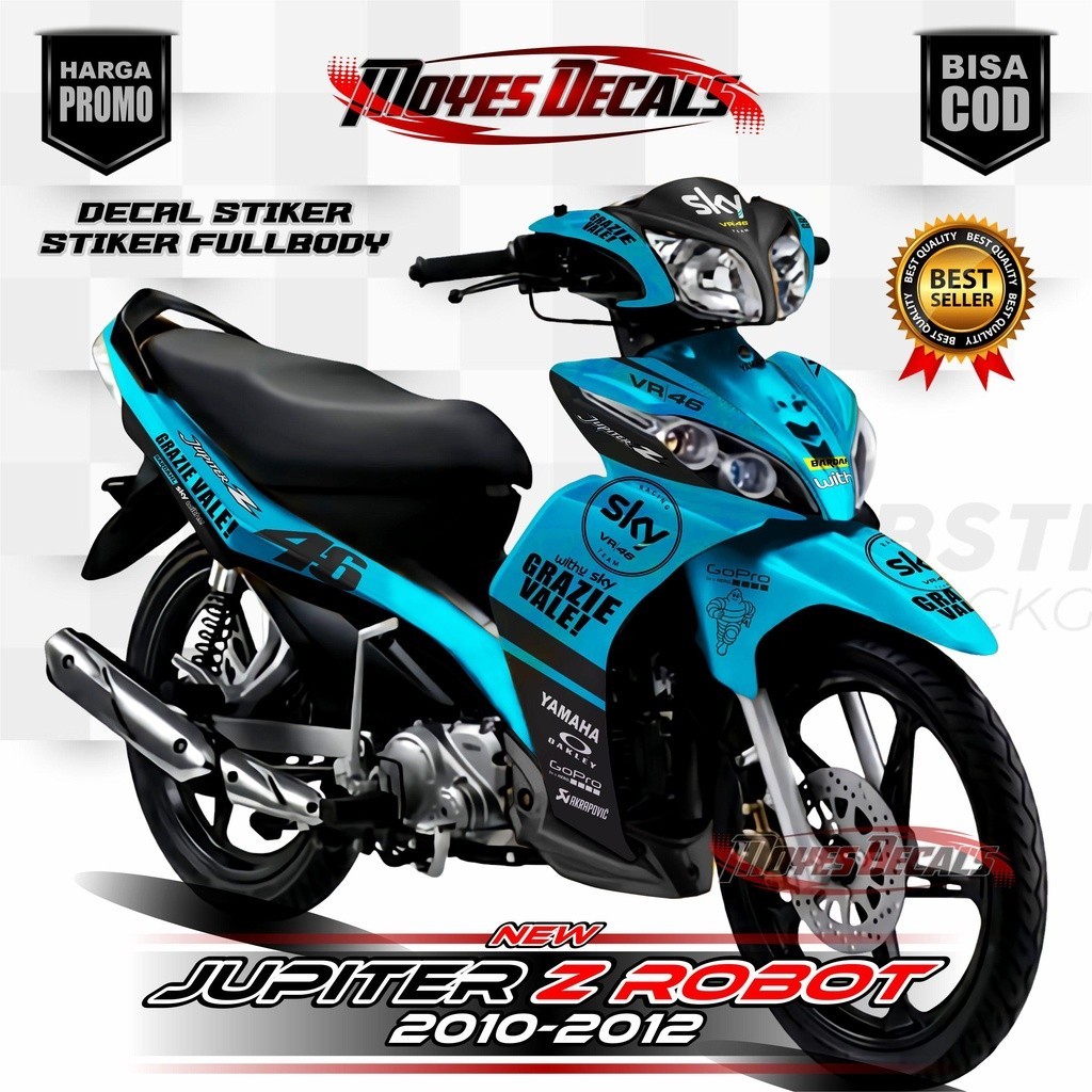 Decal Jupiter Z Robot Full Body - Stiker Jupiter Z Robot Full Body - Decal Jupiter Z Robot Full Body