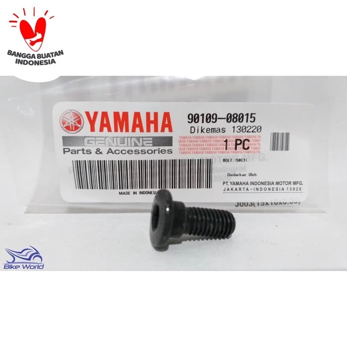 TK99 Baut Piringan Cakram Belakang 90109-08015 Yamaha Genuine Parts