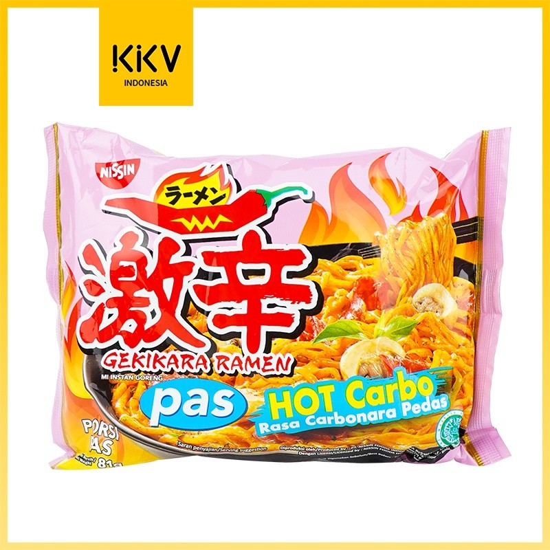 

Jastip - KKV NISSIN GEKIKARA Ramen Pas Mie Goreng Instan Carbonara 81g