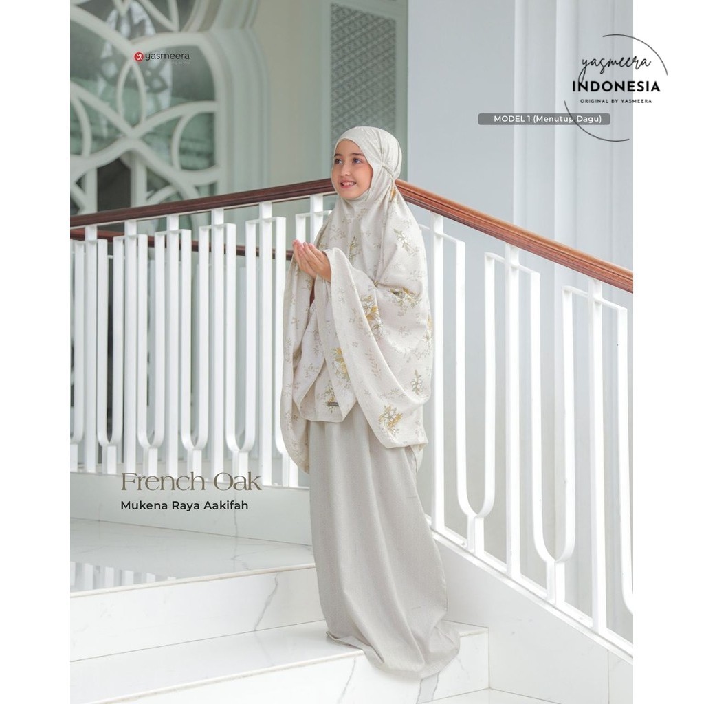 Yasmeera Indonesia - Mukena Aakifah Style 1 Mukena Dewasa Yasmeera