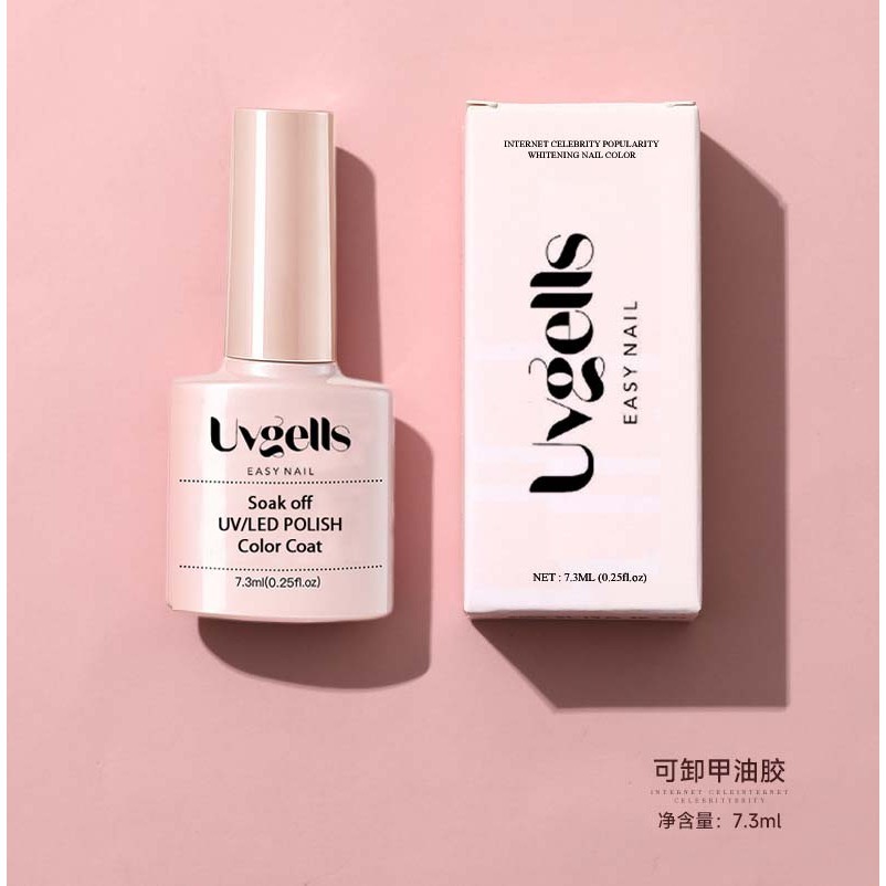 UV GELLS TOP Coat & BASE Coat Nail Gel UV LED / Kutek / Nail Gel Nail Color Warna Polos / GEL POLISH