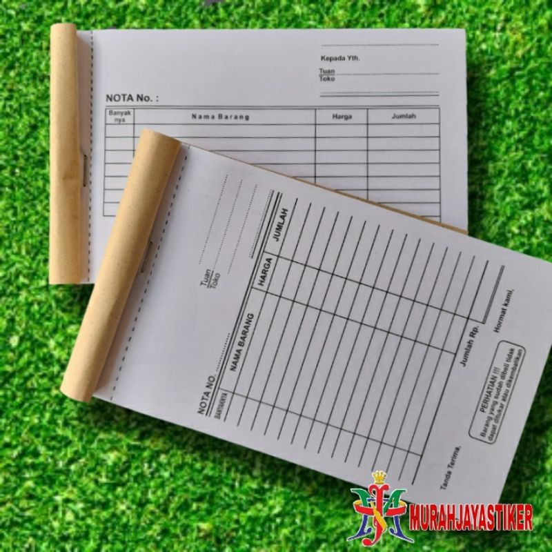 

Cetak (100 LEMBAR) NOTA KONTAN 2 PLY | NOTA 2 RANGKAP Murah