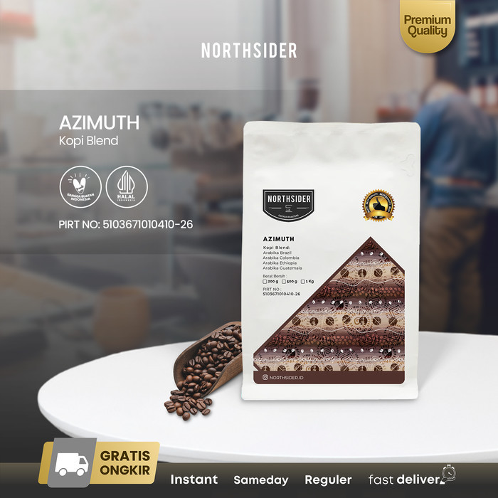 

Roux Northsider Kopi arabika Azimuth Blend for Espresso dan Cold brew - 200g, Biji Kopi