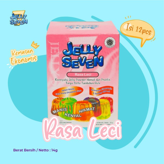 

NEW Jelly Seven Leci 12 pcs - Kemasan Ekonomis