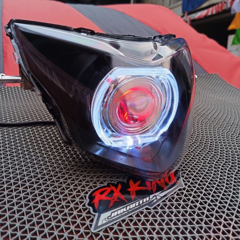 LAMPU DEPAN JUPITER MX NEW BILED PROJIE 4.5INC PLUS REFLEKTOR