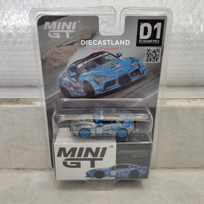 Mini GT #307 HKS Toyota GR Supra 77 Fat FiveRacing 2020 CHASE mgt00307