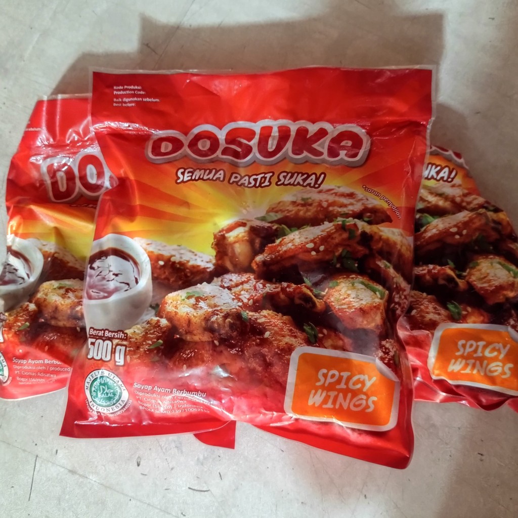 

Dosuka Spicy Wing 500 Gr PCS