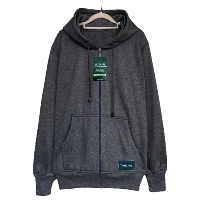 ✨TERLARIS✨ -Jaket Sweater Zipper Hoodie Pria Wanita Polos Resleting Hijau Mint S - Kuning, S