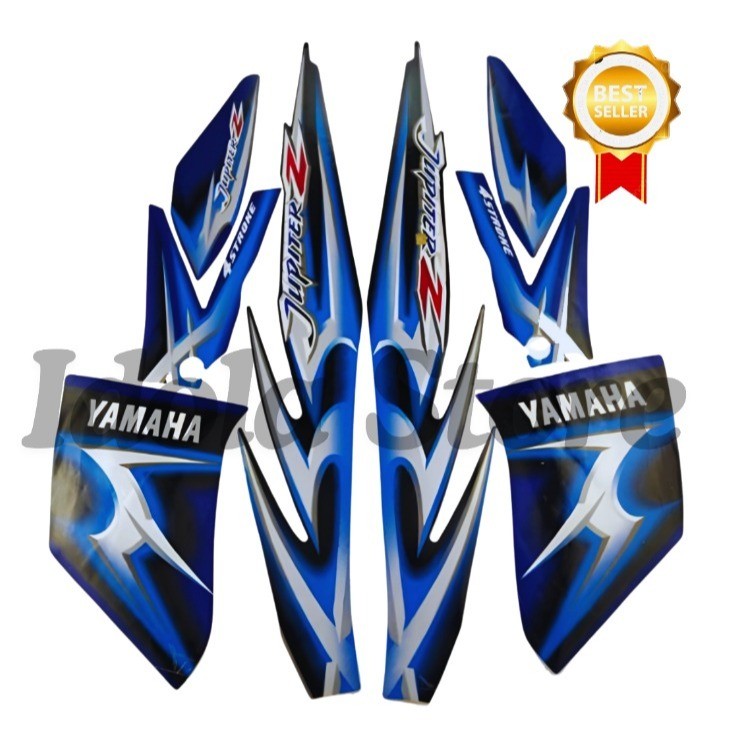 Stiker Striping Yamaha Jupiter Z Burhan 2006 Biru List Body Motor Yamaha Jupiter Z Burhan 2006