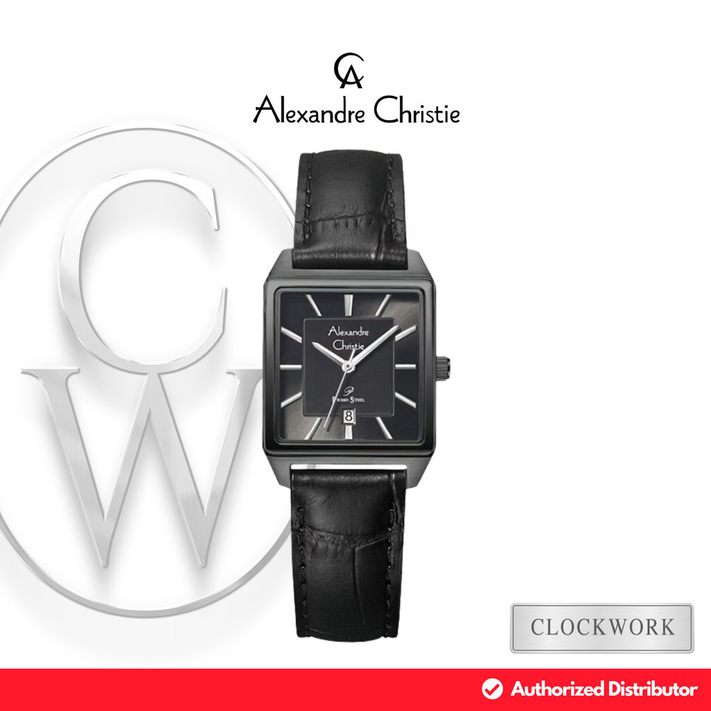 Jam Tangan Wanita Alexandre Christie Primo Steel AC 1038 LDLIPDG Kulit Classic Vintage Minimalis Hit