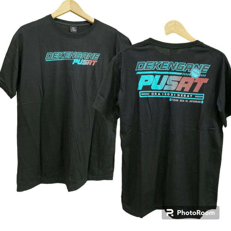 baju tshirt dekengan pusat