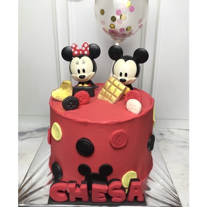 

Kue Ulang Tahun Mickey / Cake Ultah Minnie Mouse Catering Malang DMT