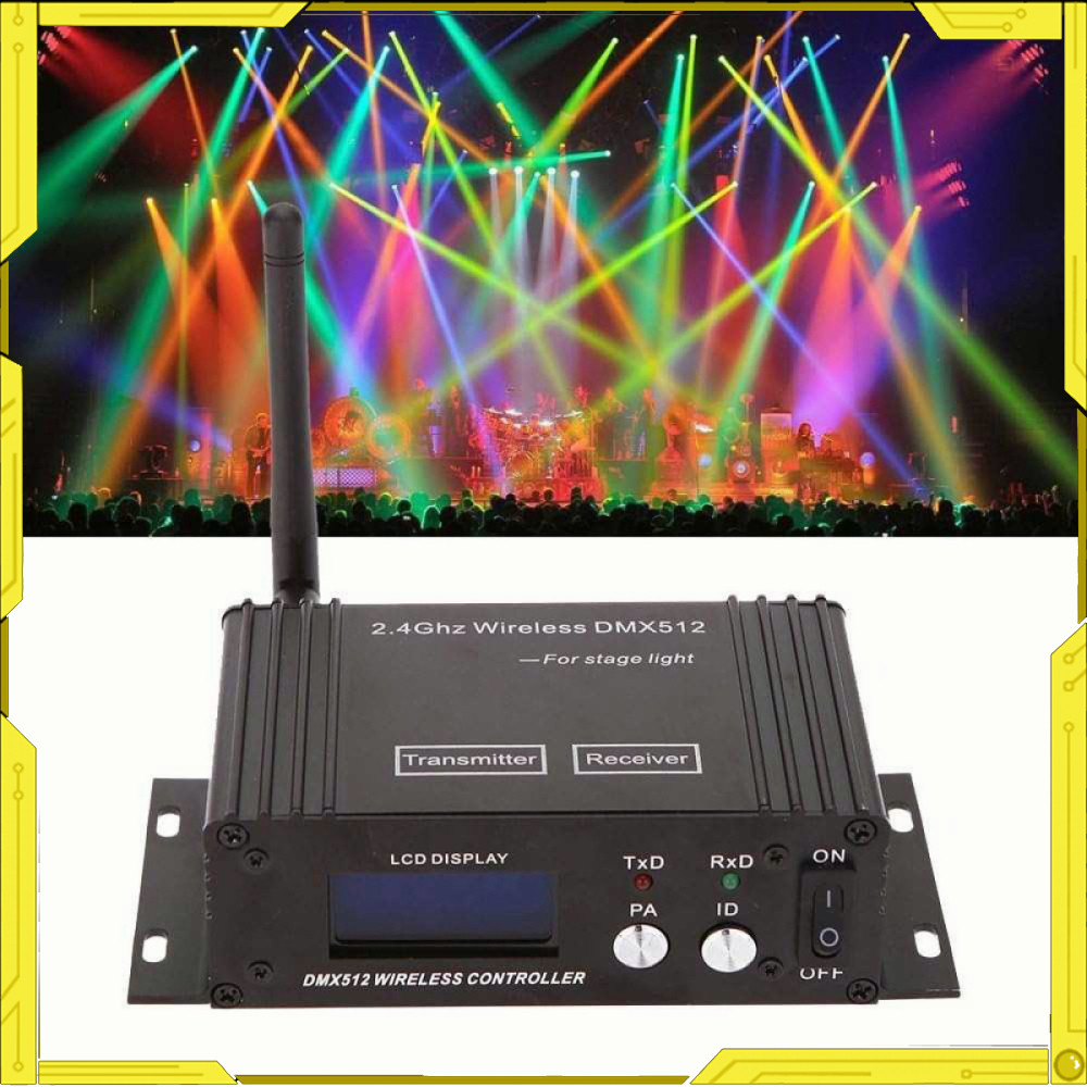 Transmitter Receiver Stage Lighting Adjustable 126 Channel - DMX512