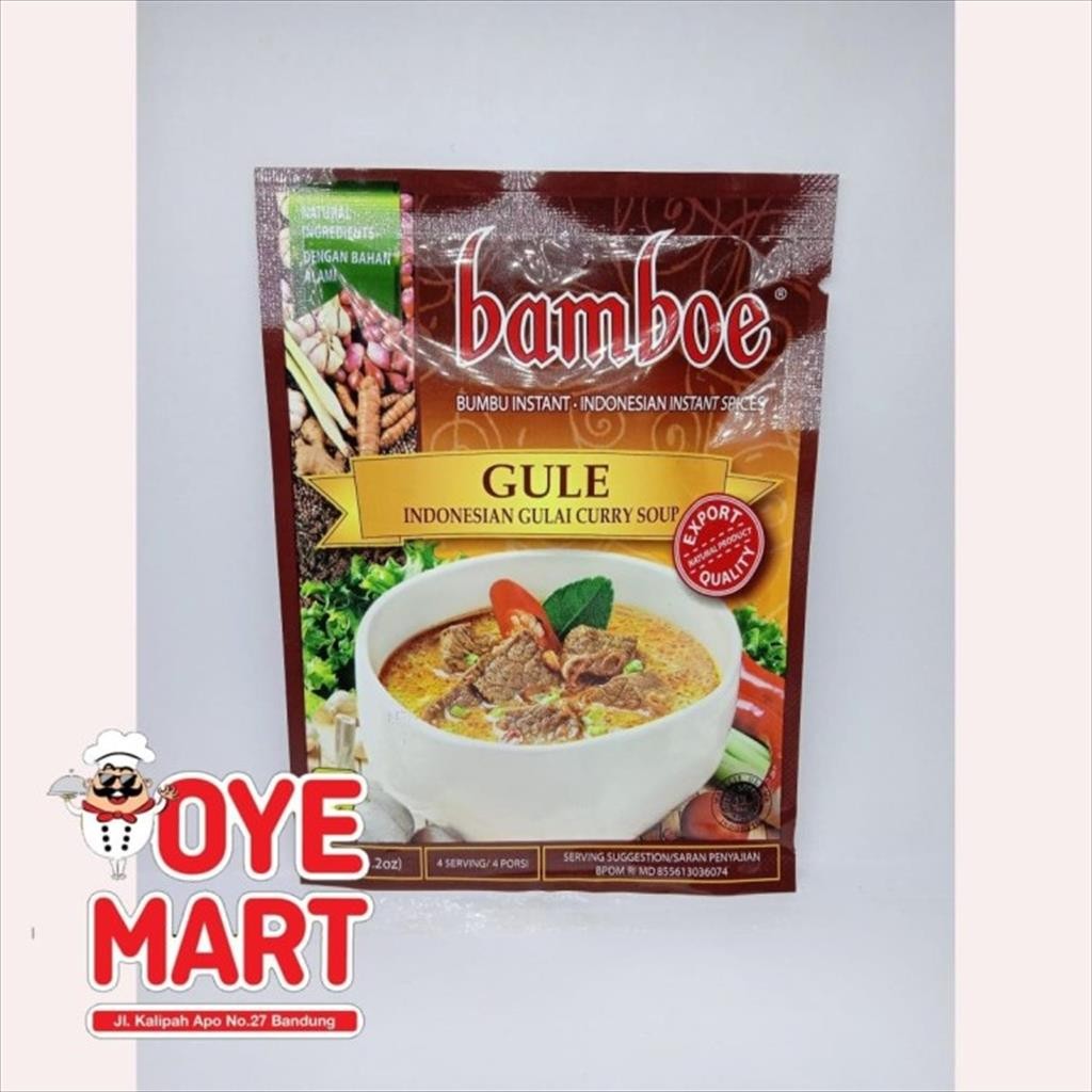 

BAMBOE BUMBU GULE INSTAN 35GR/BUMBU MASAKAN INSTAN