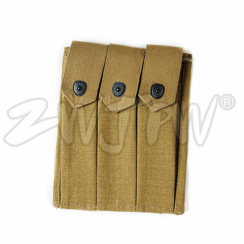 OUTDOORS Hi-Q WWII US AMRY THOMPSON MAGAZINE POUCH 3 CELL 20 ROUNDS