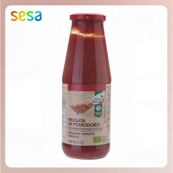 

NATURA TOSCANA Organic Tomato Passata Sauce 700gr - Saus Pasta