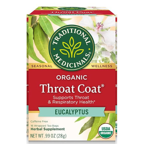 

Traditional Medicinals Organic Spearmint Tea - 16 Tea Bags - Throat Eucalyuc