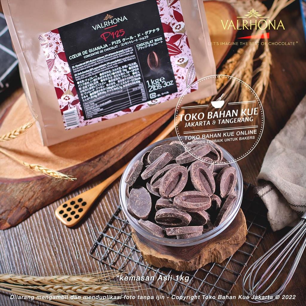 

Valrhona P125 Coeur de Guanaja 250gr Dark Chocolate 80% Couverture