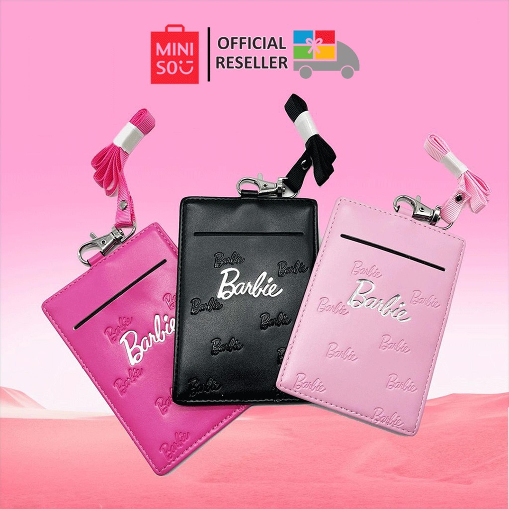 

MINISO x Barbie Card Holder with Lanyard / Name Tag