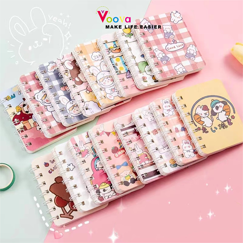 

VOOVA A7 Cute Mini Book / Girly Notepad Portable Small Diary / Buku Catatan Mini