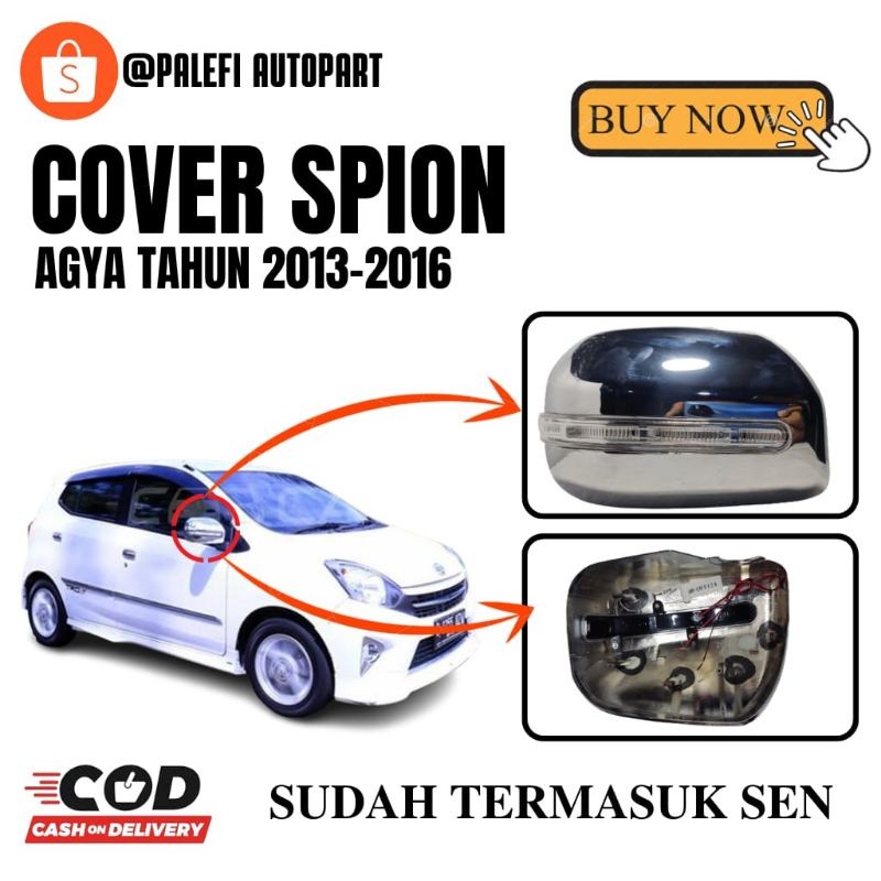 AS56TY cover / caver spion mobil Agya 2013 2014 2015 2016