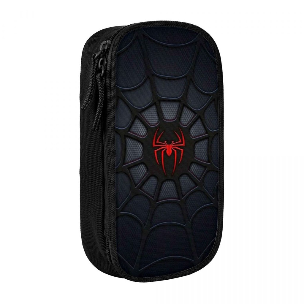 

Spider Web Korean Pencil Case Girl Boy Large Capacity Red Pencil Box Students Stationery