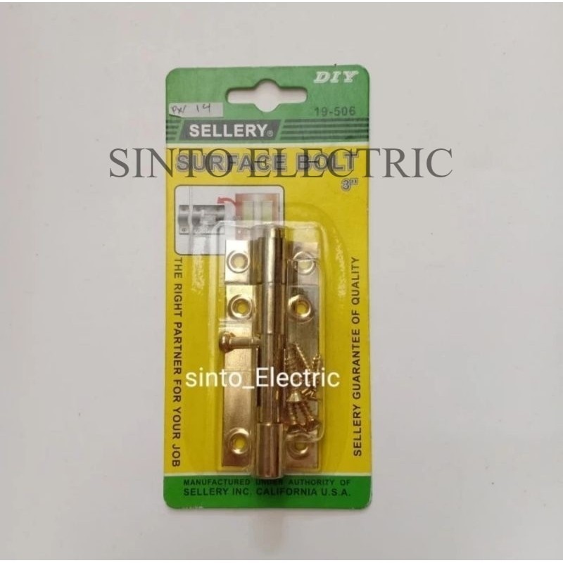 SELLERY Grendel 3" sellery/ slot pintu 3" sellery