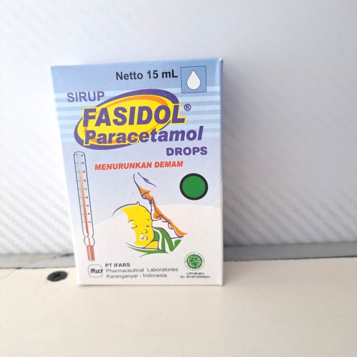 FASIDOL paracetamol drop drops 15ml sirup obat demam turun panas bayi