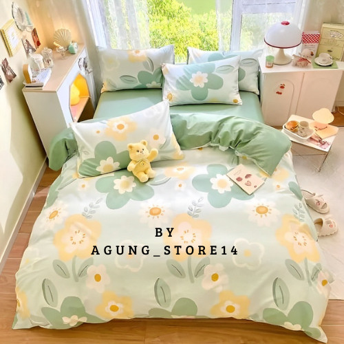 Premium SPREI Bisa COD/Bayar Ditempat || SPREI KOTAK SEPRAI HOMEMADE SEPREI MOTIF POLOS EMBOS,120,16