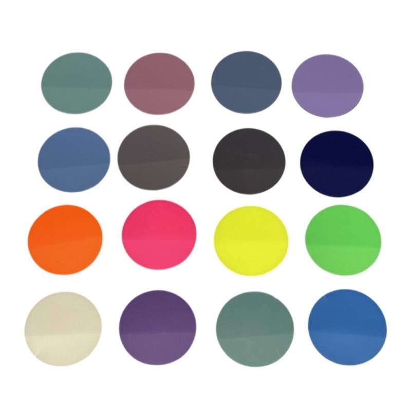 

8/16Pads Clear Note Paper Round Index Tabs Self Adhesive Writable Index Stickers for Annotating Noting, 20Sheets/Pad