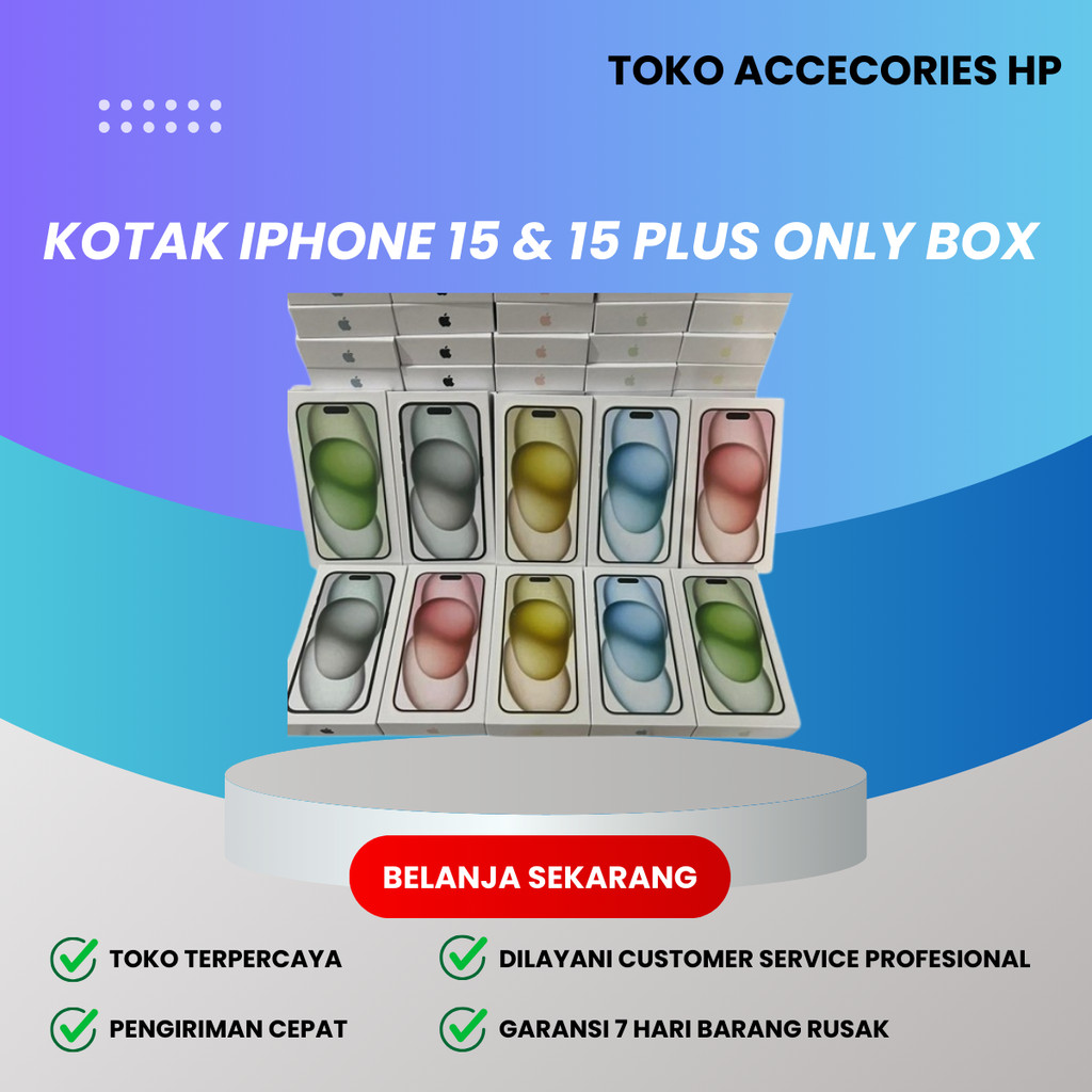 

Dus Box Kotak 15 &15 PLUS (Dus Saja) -Aksesoris HP Now