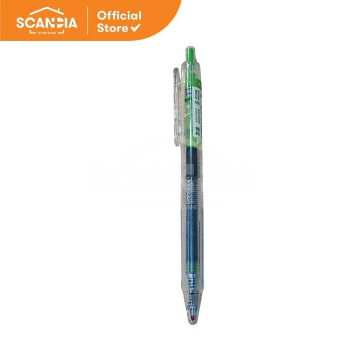 

SCANDIA Pulpen Retractable Gel Pen Pea Green 0.5mm (AGPH5603)