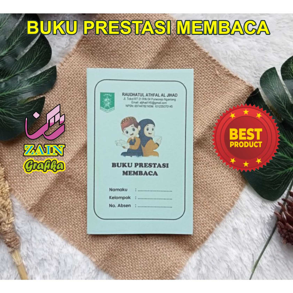 

custom buku prestasi membaca zain Grafika