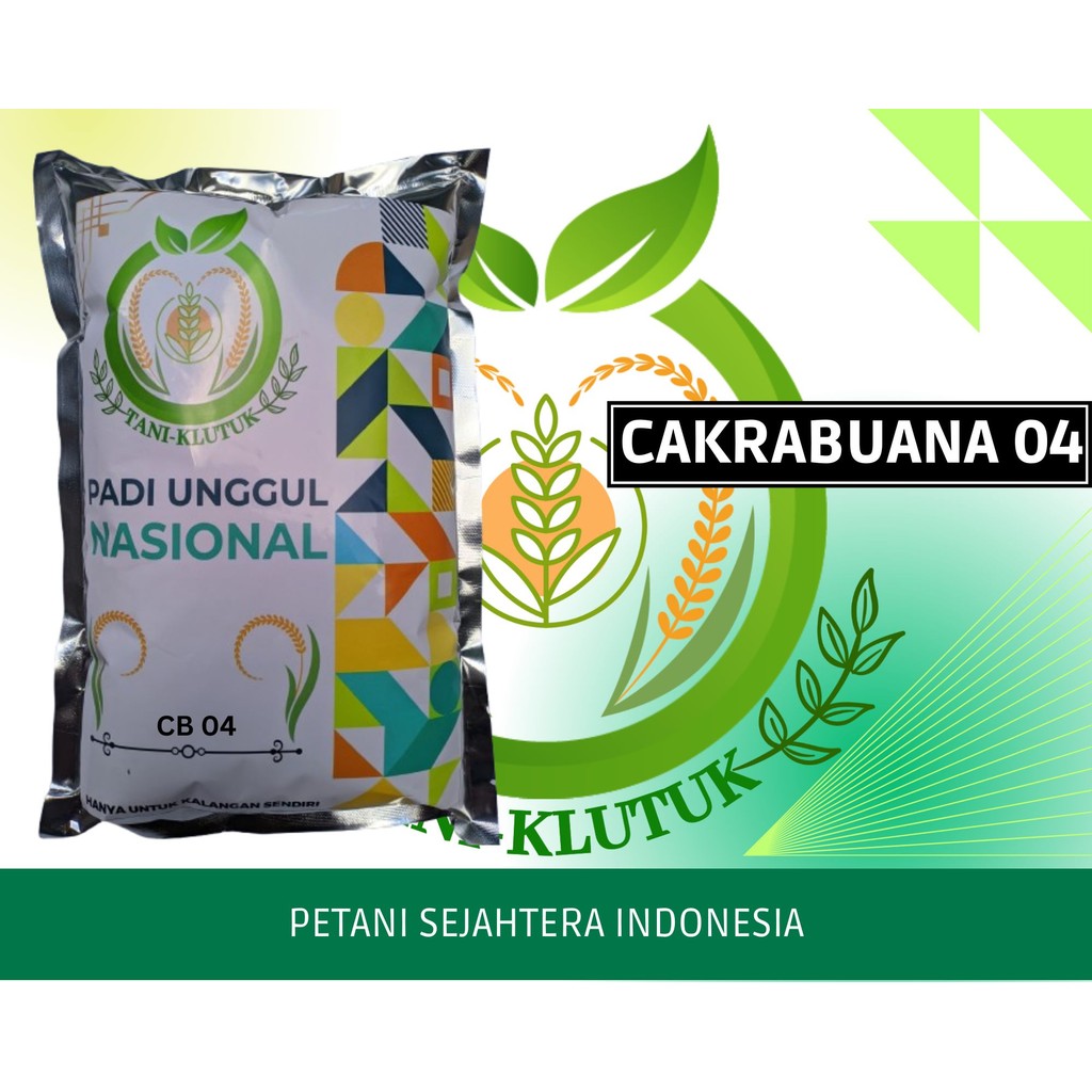 BIBIT/ cakrabuana 04 benih padi 1kg ORIGINAL PRODUK