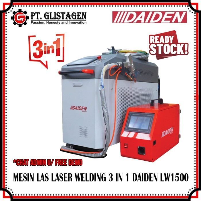 Mesin Las Laser Welding 3 in 1 Welder Machine TIG MIG Daiden LW 1500