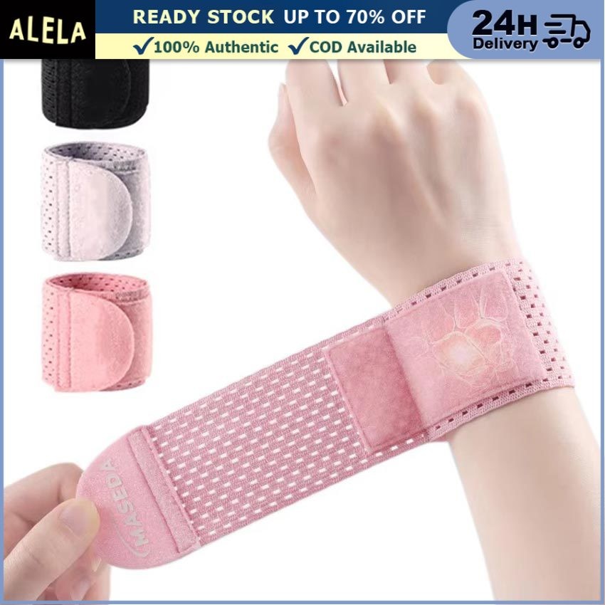 Wristband Deker Pelindung Pergelangan Tangan Hand Wrap Wrist Brace Support Handband Fitness  Gym Ola