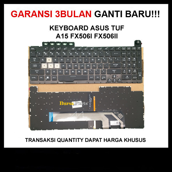 Keyboard Asus Tuf A15 FX506 FA506 FX506HC FX506IV FX506IH FX506II .