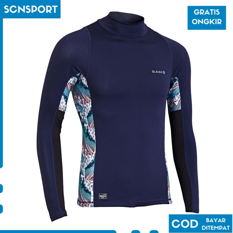 Olaian Men Surf Uv Top Navy  8576161 SP1