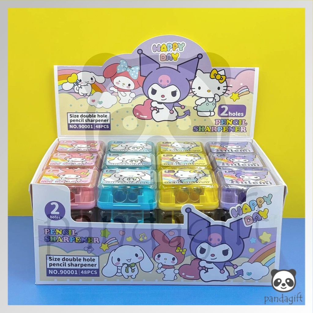 

Rautan Pensil 2 Lobang / Peraut Pensil Karakter Kulomi / Melody - GG0428