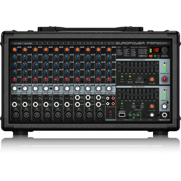 Behringer PMP2000D / PMP 2000D / PMP 2000 D Power Mixer 14 Channel