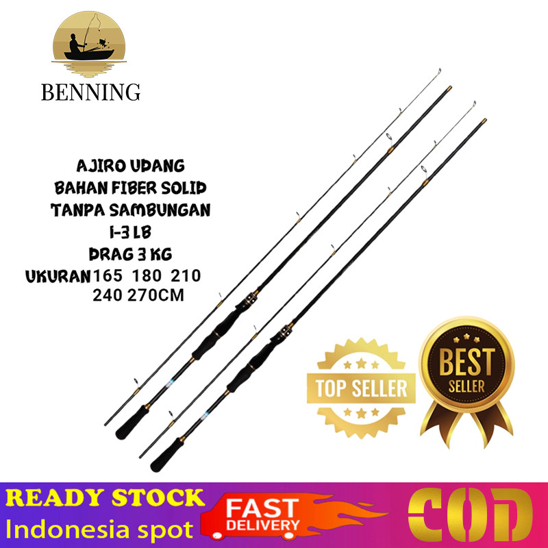 Joran UL ultralight baitcasting dan spinning renlong 160 180 210 240 Joran Pancing Lentur Joran ULli