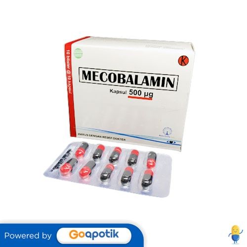 Mecobalamin Mulia 500 Mcg Box 100 Kapsul