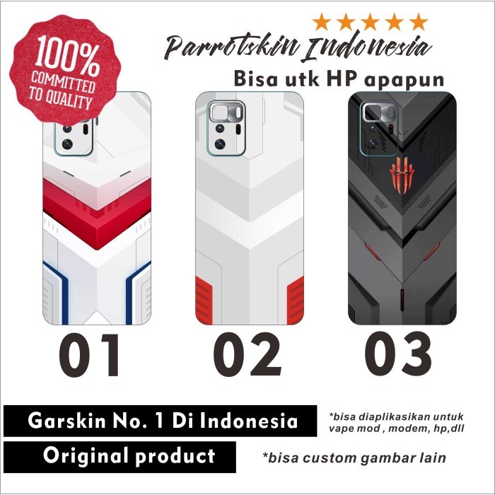 Garskin Xiaomi Poco X3 GT NFC PRO F1 F2 F3 dll gundam line case by Urbanite store