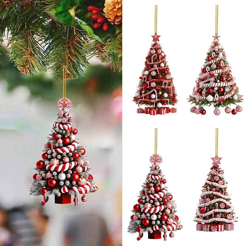 

1Pcs Tree Hanging Ornaments Pendant Xmas Decoration Home Table Decor Gift Navidad Happy New Year Decor