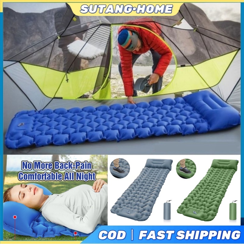 【SUTANG】Sleeping Pad Wild Shell Series | Matras Angin Waterproof Sleeping Pad Camping | Outdoor Infl