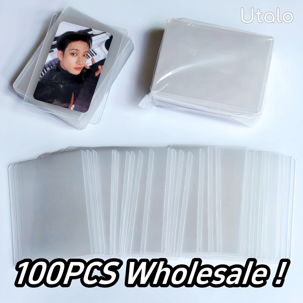 

100pcs Cardholder Kpop Photocard Toploader - Super Clear - Film Protection - Vertical & Horizontal