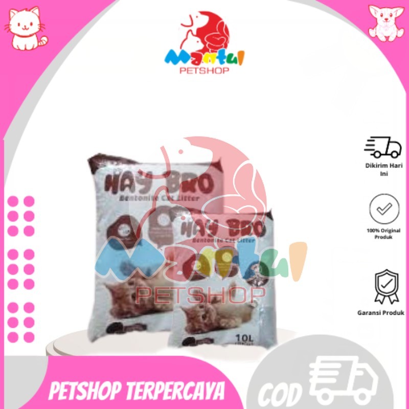 Pasir Kucing Hay Bro Bentonite 5lt Coffee